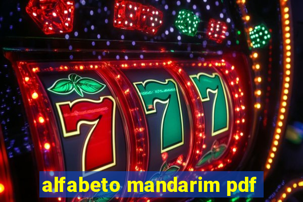 alfabeto mandarim pdf